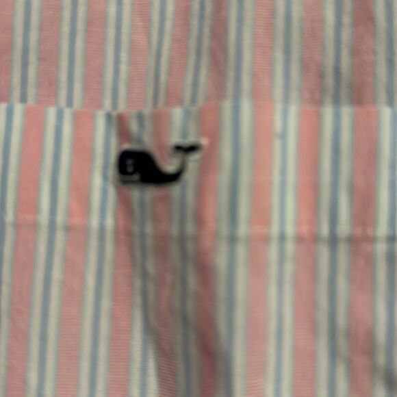 Vineyard Vines Button Down Pink & Blue Size Medium. - Picture 5 of 6